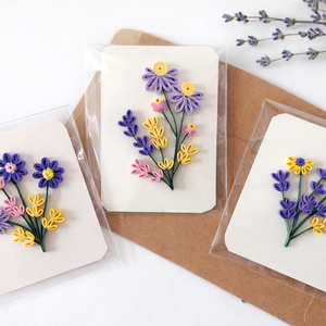 Mini-cartonașe - Primăvară în miniatură - set 3 bucăți - casă & stil de viață - produse de papetărie - cărți poștale - Artynos.ro