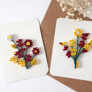 Mini-cartonase - Primavara in miniatura - set 2 bucati, Casa & Stil de viata, Produse de papetarie, Carti postale, Arta de hartie, Fotografie, grafica, desen, ilustratie, ARTYNOS