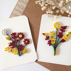 Mini-cartonașe - Primăvară în miniatură - set 2 bucăți - casă & stil de viață - produse de papetărie - cărți poștale - Artynos.ro