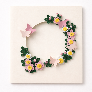 Felicitare Quilling Armonie florală - casă & stil de viață - produse de papetărie - invitații, felicitări - Artynos.ro