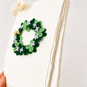 Mini carnețel handmade cu coroniță quilling - casă & stil de viață - produse de papetărie - caiete și jurnale - Artynos.ro