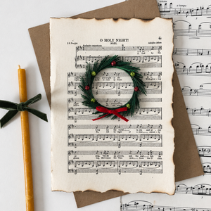 O Holy Night, Felicitare de Craciun cu coronita, Craciun, Accesorii cadou de Craciun, Felicitari de Craciun, Arta de hartie, Fotografie, grafica, desen, ilustratie, ARTYNOS
