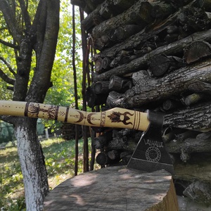 Topor cu temă vikingă - casă & stil de viață - accesorii pentru casă și grădină - decorațiuni exterioare și de grădină - Artynos.ro