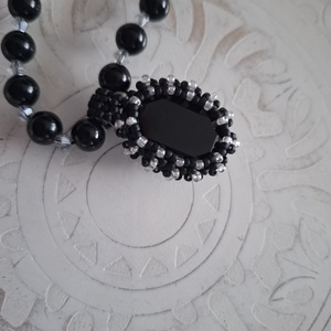 Colier ONIX cu pandantiv - bijuterii - coliere - coliere din pietre semiprețioase - Artynos.ro