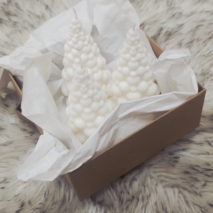 Lumanare parfumata brad decorativ - crăciun - decorațiuni de crăciun de casă - lumânări parfumate de crăciun - Artynos.ro