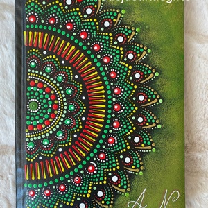 Agenda pictata manual in tehnica mandala dots, Casa & Stil de viata, Produse de papetarie, Caiete si jurnale, Pictura, Obiecte pictate, ARTYNOS