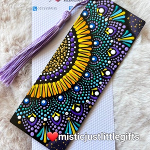 Semn de carte personalizabil, pictat manual in tehnica mandala dots, Carti si creatii cu tematica muzicala, cadouri, Semn de carte, Obiecte pictate, Pictura, Semnul de carte este unic, pictat manual in tehnica punctului pe HDF ( lemn) de 2,5mm.
Mesajul poat..., ARTYNOS
