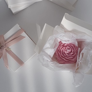 ROSE BOX - lumanare decorativa din ceara de soia 100%, parfumate cu aroma Orange - casă & stil de viață - lumânări, parfumuri, arome - lumânări artizanale - Artynos.ro
