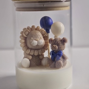 BALOON DUO - lumanare decorative din ceara de soia 100%, parfumate cu aroma Orange - casă & stil de viață - lumânări, parfumuri, arome - lumânări artizanale - Artynos.ro