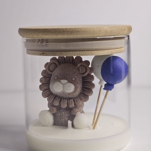 BALOON - lumanare decorative din ceara de soia 100%, parfumate cu aroma Orange - casă & stil de viață - lumânări, parfumuri, arome - lumânări artizanale - Artynos.ro