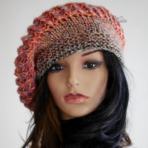 BORBÁLA / TUNDRA-LUX - palarie de iarna tricotata manual din lana moale, bereta, Imbracaminte si moda, Esarfe, palarii, fularuri, Caciula, Impletitura, ARTYNOS