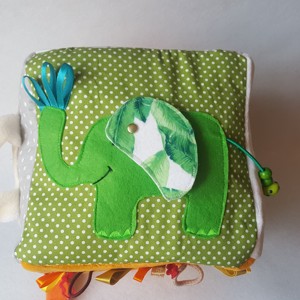 Cub pentru copii, jucărie moale, jucărie Montessori, jucărie pentru călătorii - jucării și echipamente pentru copii - jucării bebeluși - cub pentru copii - Artynos.ro