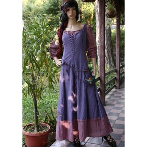 GISELLE - Costum de design gotic și romantic - îmbrăcăminte și modă - haine damă - rochie, dintr-o bucată - Artynos.ro