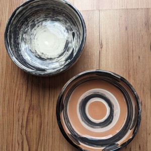Bol ceramic cu dungi -  - Artynos.ro