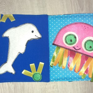 Cartea cu imagini textile Whale -  - Artynos.ro