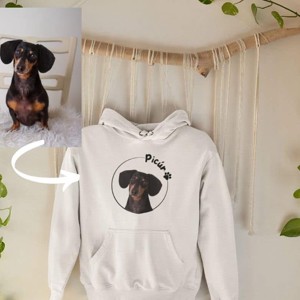 Sweatshirt din propria fotografie cu grafica unica - cadou personalizat pentru proprietarii de caini - sweatshirt caine din propria fotografie, , , ARTYNOS