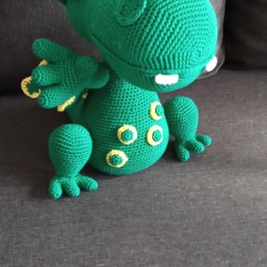Ornament, , , Figurina Amigurumi crosetata din fire de bumbac 100%.
27 cm inaltime, 24 cm latime, 26 cm latime la..., ARTYNOS