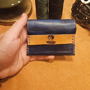 Minimalist Handmade Leather Wallet - genți și portofele - portofele, huse, suporturi - portofele - portofel bărbați - Artynos.ro