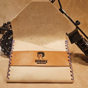 Minimalist Handmade Leather Wallet - genți și portofele - portofele, huse, suporturi - portofele - portofel bărbați - Artynos.ro