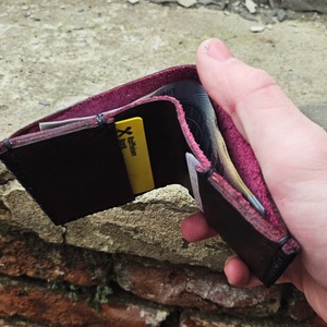 Bifold Minimalist Leather Wallet - genți și portofele - portofele, huse, suporturi - portofele - portofel bărbați - Artynos.ro
