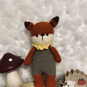 vulpiță amigurumi - jucării și echipamente pentru copii - plușuri - vulpe de pluș - Artynos.ro