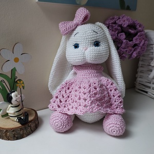 Iepuras crosetat, Jucarii si echipamente pentru copii, Daruri de botez, Crosetat, ARTYNOS