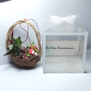 Martisor mini aranjament natural in nuca, Bijuterii, Martisor, Aranjament de flori, Altele, ARTYNOS