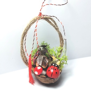 Martisor mini aranjament natural in nuca, Bijuterii, Martisor, , ARTYNOS