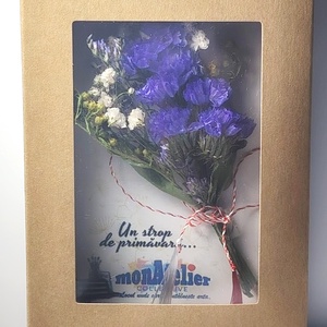 Mărțișor buchețel flori uscate - bijuterii - mărțișor - Artynos.ro