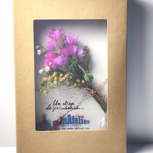 Mărțișor buchețel flori uscate - bijuterii - mărțișor - Artynos.ro