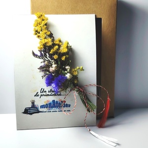 Martisor buchetel flori uscate - Artynos.ro