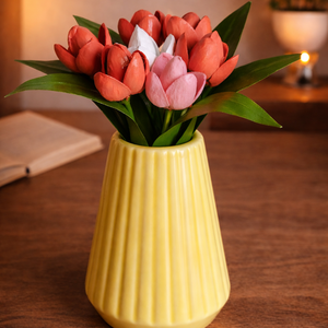 Buchet lalele decorative handmade pentru decor floral si cadou special - casă & stil de viață - decorațiuni de casă - accesorii florale - buchete de flori - Artynos.ro