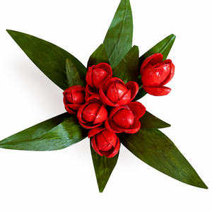 Buchet lalele decorative handmade cadou deosebit decor casa, Casa & Stil de viata, Decoratiuni de casa, Accesorii florale, Buchete de flori, , ARTYNOS