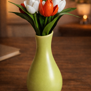 Buchet lalele decorative handmade pentru decor floral si cadou special - casă & stil de viață - decorațiuni de casă - accesorii florale - vaze - Artynos.ro