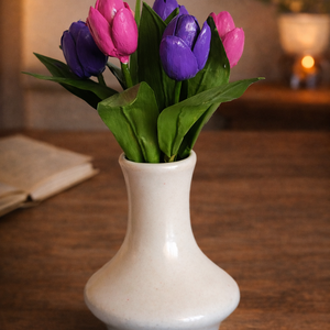 Buchet lalele handmade decor floral elegant cadou special - casă & stil de viață - decorațiuni de casă - accesorii florale - buchete de flori - Artynos.ro