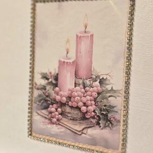 Cutie cu accesorii Pink Christmas - crăciun - accesorii cadou de crăciun - felicitări de crăciun - Artynos.ro