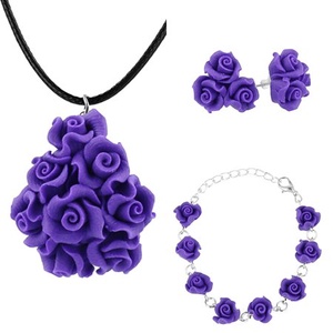 Set trandafiri  - bijuterii - seturi de bijuterii - Artynos.ro