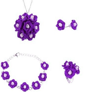 Set bijuterii handmade trandafiri, Bijuterii, Seturi de bijuterii, Confectionarea bijuteriilor, ARTYNOS