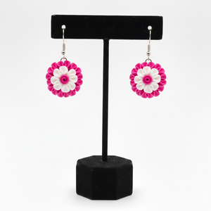 Cercei eleganti dantela - bijuterii - cercei - cercei din rășină - Artynos.ro