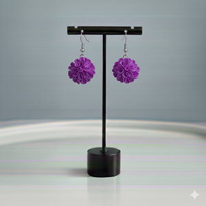 Cercei eleganti dantela - bijuterii - cercei - cercei din rășină - Artynos.ro