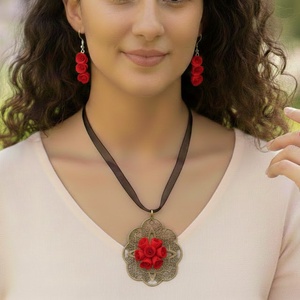 Set trandafiri - bijuterii - seturi de bijuterii - Artynos.ro