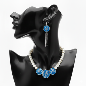 Set trandafiri - bijuterii - seturi de bijuterii - Artynos.ro