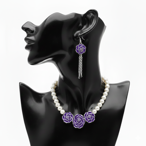 Set trandafiri - bijuterii - seturi de bijuterii - Artynos.ro