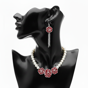 Set trandafiri - bijuterii - seturi de bijuterii - Artynos.ro