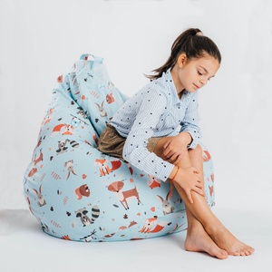 Fotoliu puf Little animals, Casă & Stil de viață, Mobilier artizanal, Fotoliu puf bean bag, Fotografie, grafică, desen, ilustrație, Cusătură, ARTYNOS