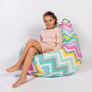 Fotoliu puf ZigZag Amira, Casă & Stil de viață, Mobilier artizanal, Fotoliu puf bean bag, Fotografie, grafică, desen, ilustrație, Cusătură, ARTYNOS