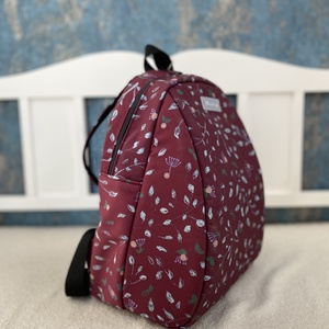 Rucsac damă burgundy leaves - geantă și husă - rucsacuri - rucsac damă, rucsac bărbați - Artynos.ro