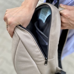 Rucsac damă light brown - geantă și husă - rucsacuri - rucsac damă, rucsac bărbați - Artynos.ro