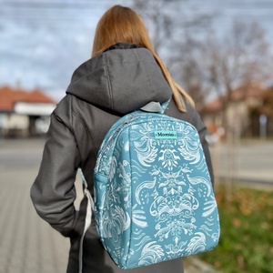 Rucsac damă Turcoaz - genți și portofele - rucsacuri - rucsac rolltop - Artynos.ro