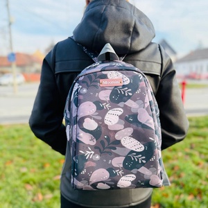 Rucsac damă brown leaves - genți și portofele - rucsacuri - rucsac rolltop - Artynos.ro